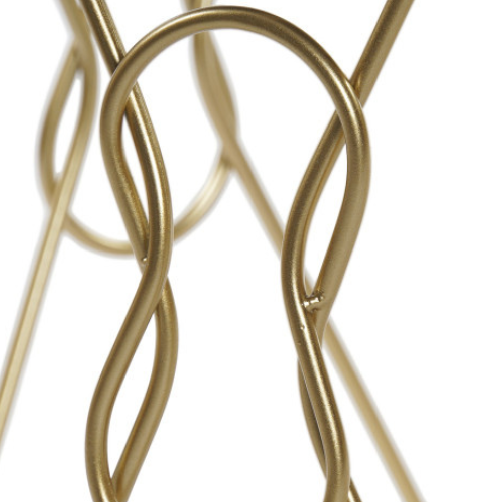 SET TAVOLINI ORO E SPECCHIO